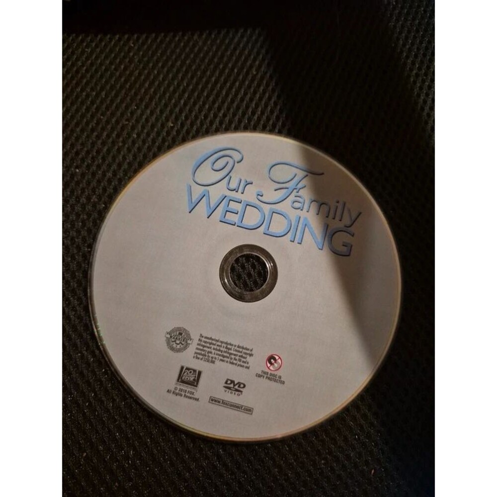 Our Family Wedding DVD Disc Only
